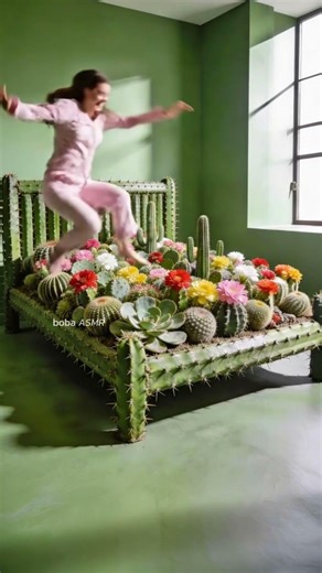 【ASMR】Which Magical Bed Would You Choose? | Thread Spool, Cactus & Balloon Beds | Relaxation 🛏️✨#bed