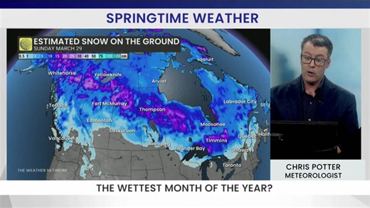 Do April showers really bring May flowers in Canada?