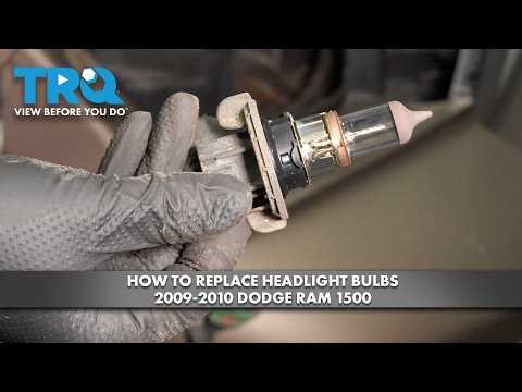 How to Replace Headlight Bulbs 2009-2010 Dodge Ram 1500