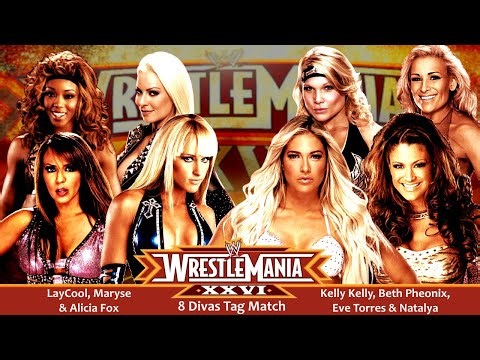 WWE Wrestlemania 26: 8-Divas Tag Team Match: Team Michelle vs Team Beth (WWE2k25)