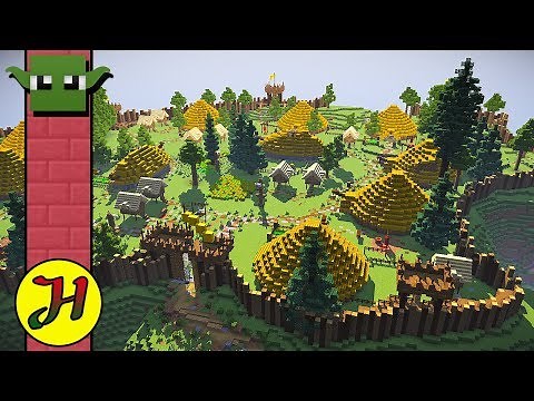 Lets Build a Minecraft Iron Age Hill Fort