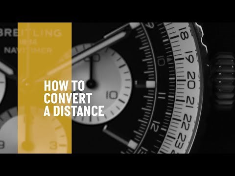 Breitling | How to Use the Slide Rule | How to convert a distance