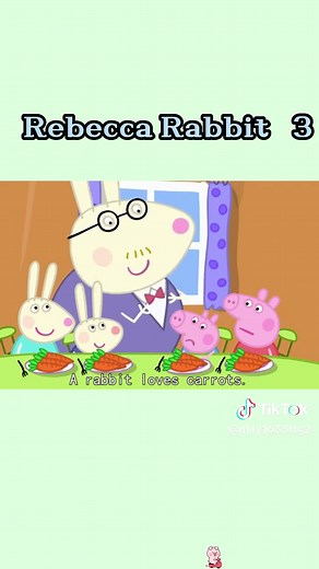 Rebecca Rabbit Teaches About Carrots and Hopping