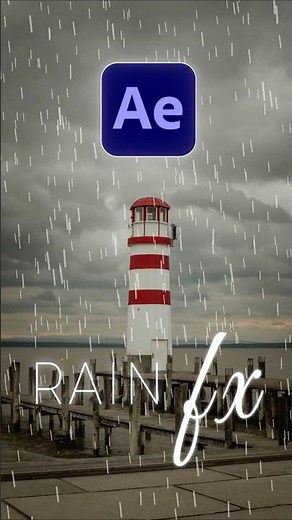 After Effects Tutorials | Rain Animation in After Effects #animation
