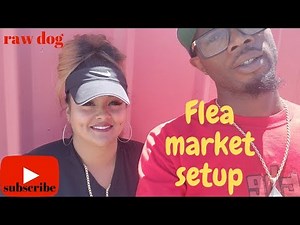 flea market setup ideas. How to setup at the flea market, selling everything for 1$