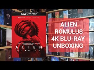 ALIEN ROMULUS 4K ULTRA HD BLU-RAY UNBOXING + MENU