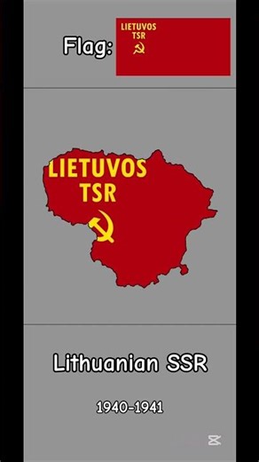 Evolution of Lithuania 🇱🇹 #ww2 #lithuania