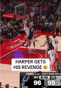 Dylan Harper came out on top 👀 #dylanharper #scoothenderson #spurs #trailblazers #nba