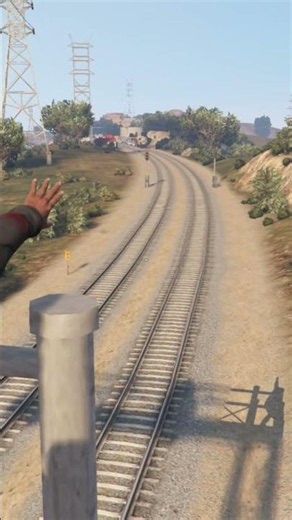 Train Destruction Test in GTA 5 🚂💥 #gta #gta5