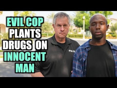 EVIL COP Plants DRUGS On Innocent Man