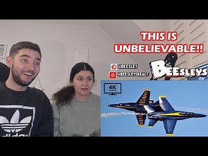 British Couple Reacts to the US Navy Blue Angels!
