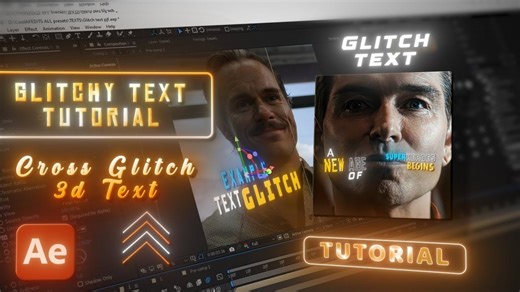 【AE教程】故障文本