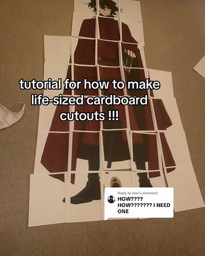 Tutorial for How to Make Life-Sized Cardboard Cutouts!
