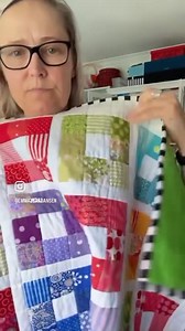 •Quilts from the Cupboard• Pattern: Colour Squared by Me Fabric: scraps, lots of scraps! Quilting: Domestic straight line quilting This quilt is a great way to use up those left over fabrics. Cut them all up into 2.5” squares and off you go! #emmajeanjansen #emmajeanjansenpattern #ejjsquiltcupboard #quiltstorage #coloursquaredquilt #ninepatch #ninepatchquilt #scrapquilt #scrappyquilt | Emma Jean Jansen