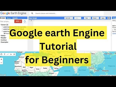 Google Earth Engine Tutorial - GEE sign in 2min: