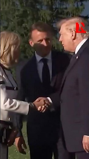 Trump Gives Brigitte Macron Long G7 Handshake