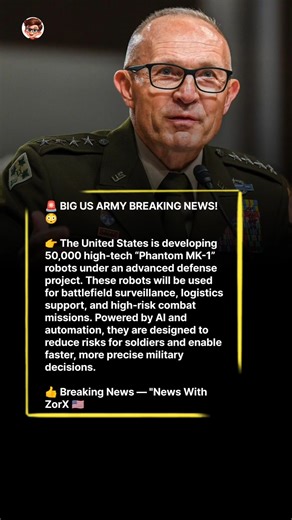 US Army’s Shocking Plan: 50,000 AI Robots “Phantom MK-1” Set to Change Future Warfare | #news #us
