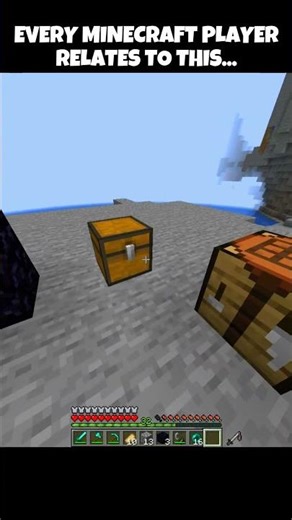 Every Minecraft Player Relates To This...☠😭#minecraft #shorts