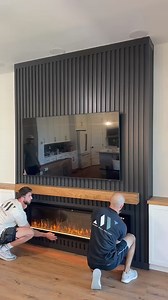 Final Result! Wrapped this up start to finish in 4 days (there’s a whole day to let the paint fully dry). We try to be quick, but we also take our time to do it right. Quality matters! . Send us a DM if you’d like a quote. Easiest way is to send us a pic of the design you like. We install in AZ only and respond to EVERY message! . #accentwall #builtin #complete #speedy #arizona #designideas #builder #interiordesign #walldecor #livingroominspiration #inspo #homeinspo #homedecor #installation #ele