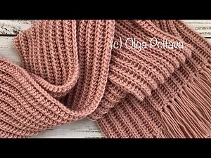 EASY crochet scarf for BEGINNERS! Crochet Video Tutorial
