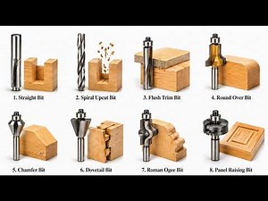 Every Router Bit Explained (And What They're Actually For)