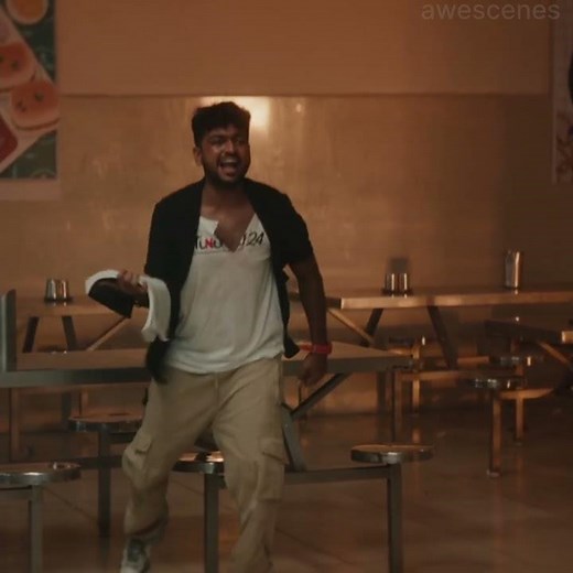 Adi poli mone 😂 | Vj Sidhu Harshath khan Pradeep | Dragon movie fight scenes | #awescenes #shorts