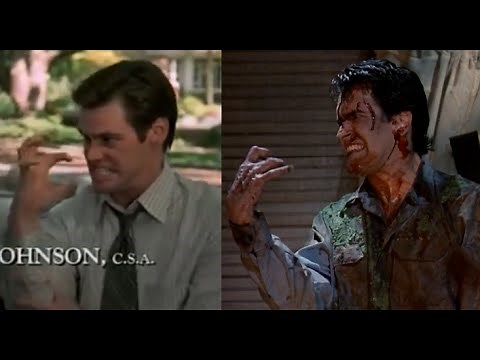 Jim Carrey (fletcher reede) Vs Bruce Campbell (Ash Williams) "The Claw"