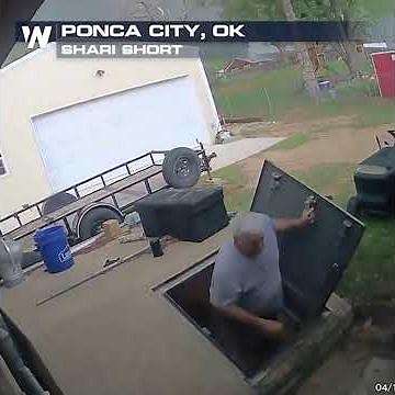 Couple narrowly avoids severe storm