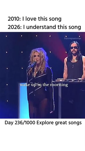 MUSICIAN on Instagram: "Follow @lyriic_songs For more amazing videos “This video features a live performance of “TiK ToK” by Ke$ha (stylized as Kesha) on the German television show TV Total in 2010. The song, which served as her breakthrough debut single, is an electro-pop party anthem known for its catchy hooks, Auto-Tuned vocals, and lyrics celebrating carefree nightlife. The performance captures Ke$ha’s energetic stage presence and the song’s upbeat, synth-driven production in a live TV setti