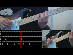 RHCP - Slow Cheetah intro (lesson w/tab) - Hybrid picking exercise