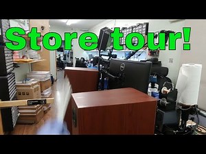 Touring Louis Rossmann's office. Look away, it will burn.