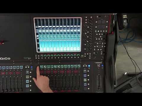 Digico Q225 Template Build. Showfile rundown and routing.