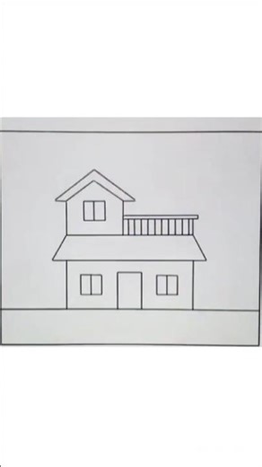House Drawing#drawing#shorts#viral