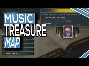 How To Use The Musical Map To Find The Treasure In Hogwarts Legacy