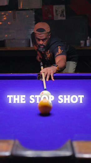 Learn this shot to get good at pool 🎱 Stop shots and stun shots both rely on sliding cue ball effects. But when you use the sliding cue ball on an angle, we call it a stun shot. It’s essential to learn these shots and start using the 90 degree rule to predict the cue ball path. Once you have these down, you’ll have a frame of reference to decide whether you want to move the cue ball above or below that 90 degree path. If you’re in Washington, DC, come practice at @niceneasymotoco. They have fre
