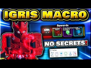 HOW TO AFK MACRO IGRIS DOUBLE DUNGEON EASILY IN ANIME VANGUARDS!