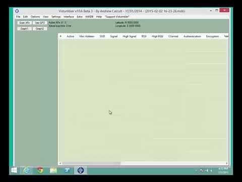 Security+5e Lab9-1: Viewing WLAN Security Information with Vistumbler