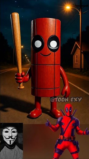 Superheroes But Tung Tung Sahur 😧🪵💥| Marvel and DC All characters #marvel #spiderman #shorts