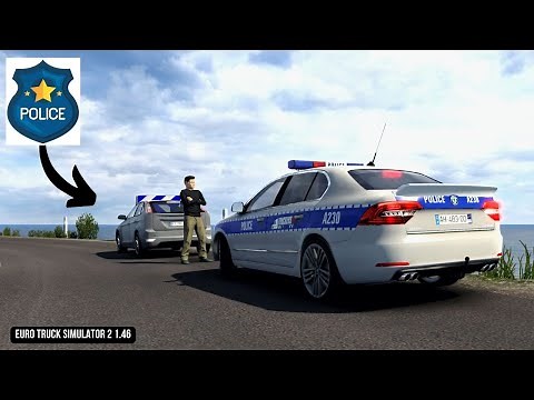 ETS2 1.46 | Skoda POLICE CAR [Euro Truck Simulator 2]