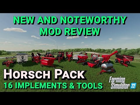 Horsch Pack | Mod Review | Farming Simulator 22