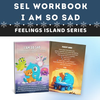 I Am So Sad | Feelings Island Series | SEL Emotional Support Story Worksheets