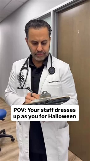 Dressing up as your boss for Halloween 😳 #halloween #halloweencostume | Simi Doctors