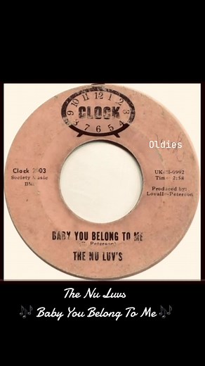 The Nu Luvs -Baby You Belong To Me- #oldies#oldiesbutgoodies#oldiesporvida #soul #love #oldiesmusic #fyp #foryoupage #music #fypsounds #fypage #fypsoundss #classics #souldies