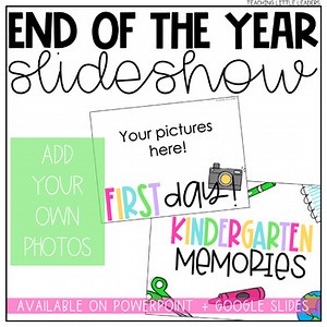 End of the Year Slideshow Template | Editable | for PowerPoint and Google Slides