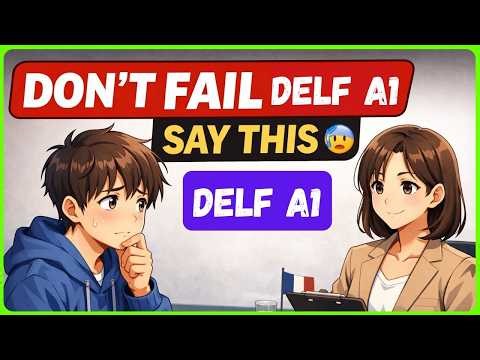 DELF A1 Speaking Practice | Slow French Interview for Beginners 🇫🇷