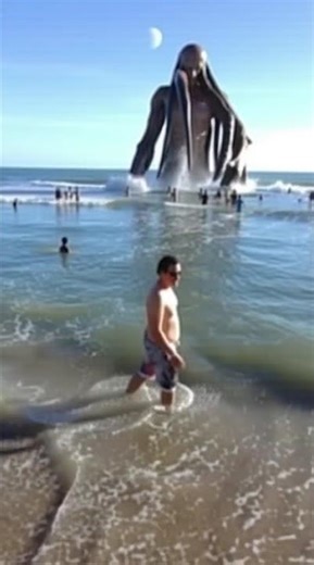 cthulhu saliendo del mar.