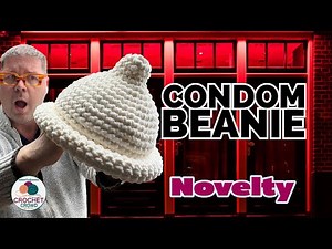 Crochet Condom Beanie Hat Pattern - Novelty Gift