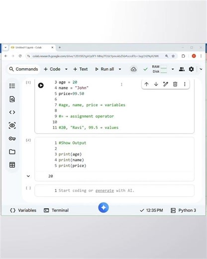 Learn Python Variables FAST | YouTube Shorts #python #pythonprogramming #codingforbeginners