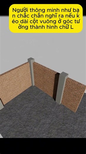 Cách làm cột nhà tiết kiệm không gian và vật liệu