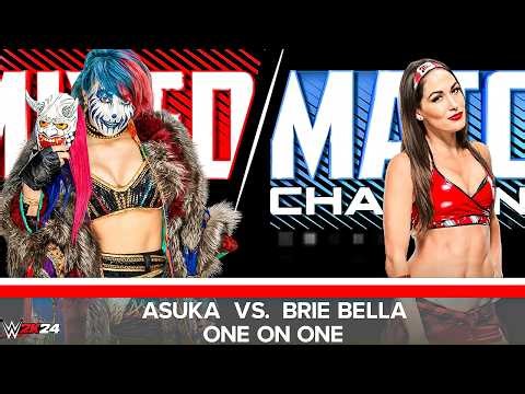 Asuka vs Brie Bella – The Empress of Tomorrow vs The Fearless One | WWE 2K24 Full Match Highlights